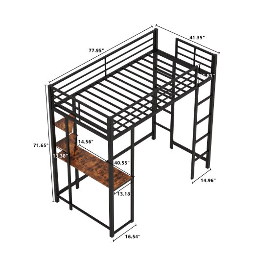 Metal Loft Bed