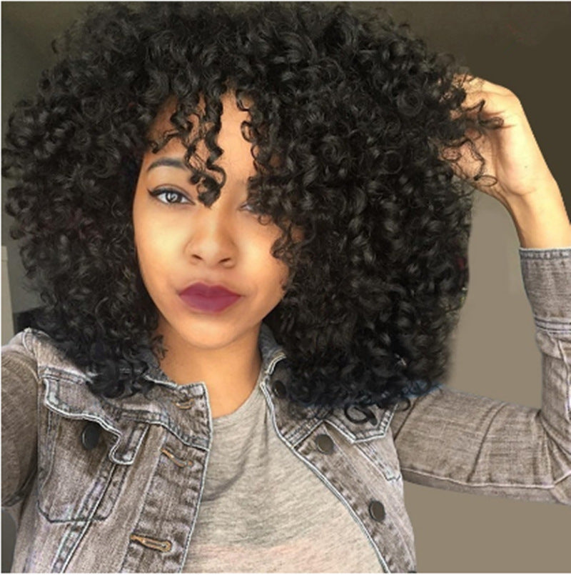 Curly hair wigs