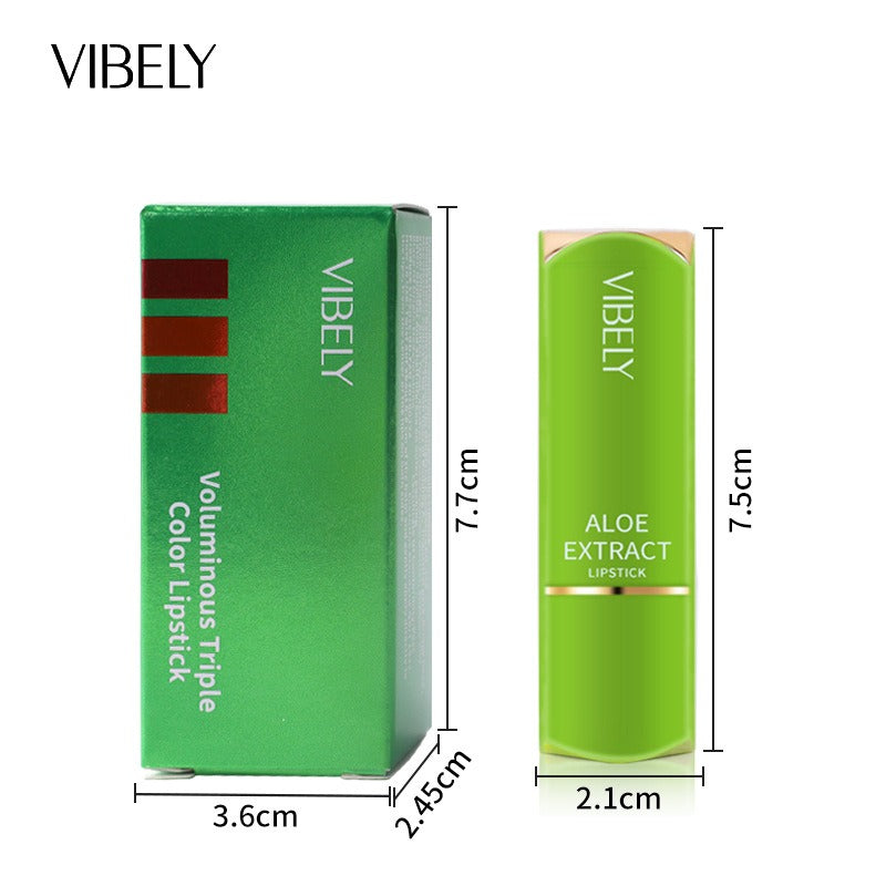 VIBELY Three-color lipstick