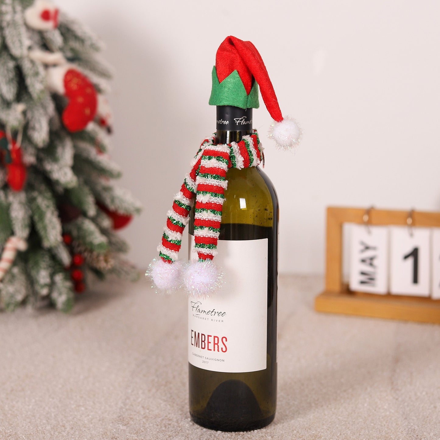 red wine bottle decoration