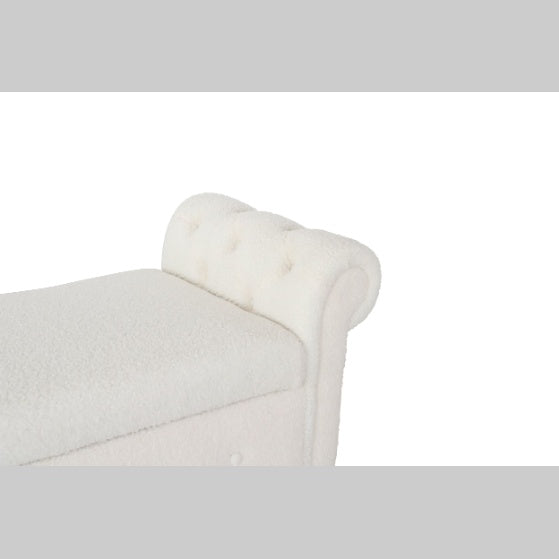 Beige Sofa Stool