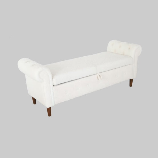 Beige Sofa Stool