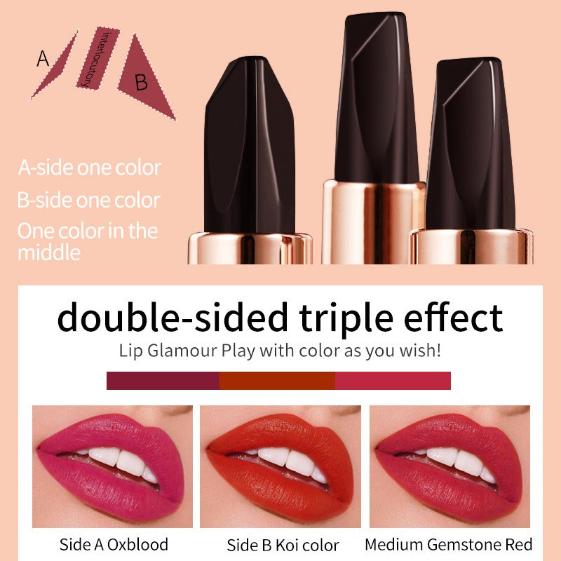 VIBELY Three-color lipstick