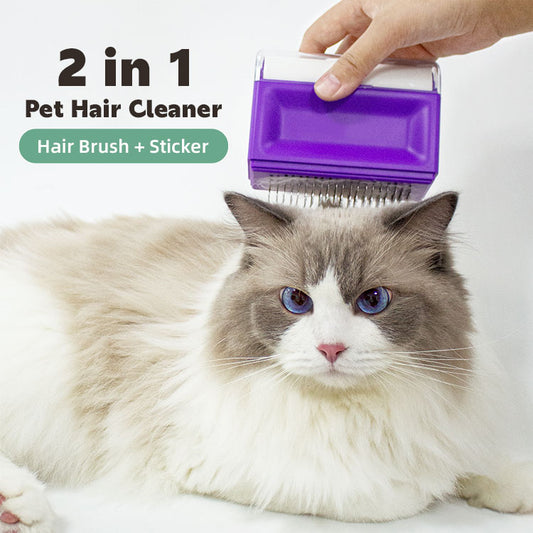 Pet cleaning comb