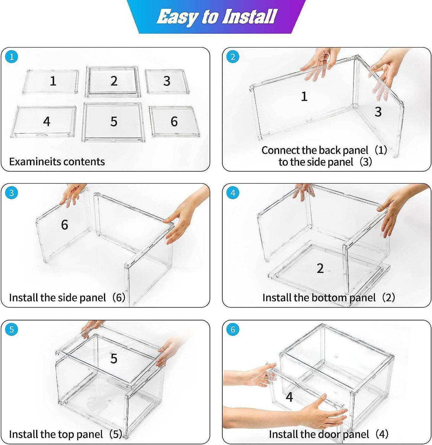 Transparent Organizer.